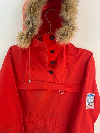 Vintage retro skijakke anorakk – Norges Røde Kors Fjell Sikringstjenesten