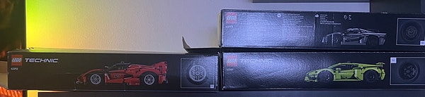 3 Lego technic biler ( helt ubrukt og støvfri )