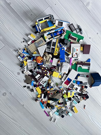 Lego samling- 5 sett fra City og Creator