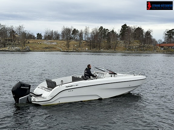 Hydrolift X26-S m/300hk Mercury V8 og masse utstyr!