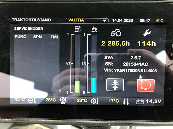 Valtra N175DST 2022, kr 1 590 000,-