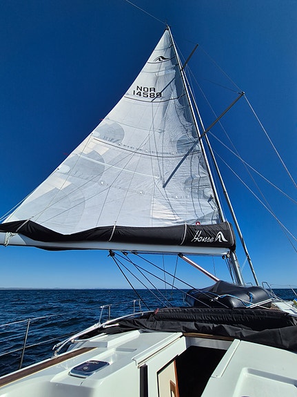 Hanse 455 (46 fot) – Seilbåt til leie i Oslofjorden - 14 of 18