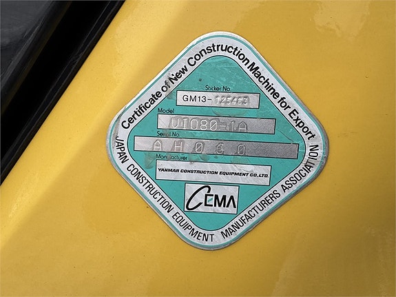 Yanmar VI080-1A 22 of 30