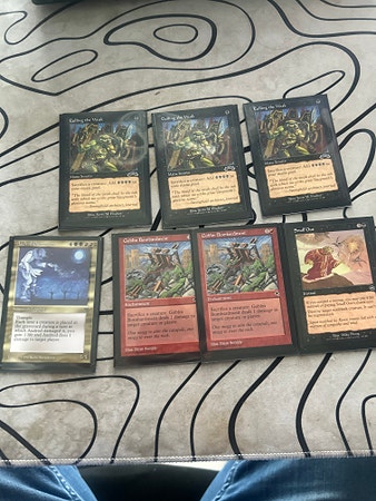 kom med bud Magic: The Gathering samlekort Calling the Weak og andre kort