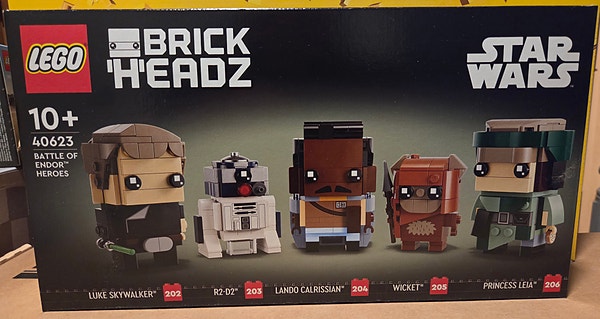 Ny Lego Star Wars Brickheadz 40623 Heltene fra slaget om Endor