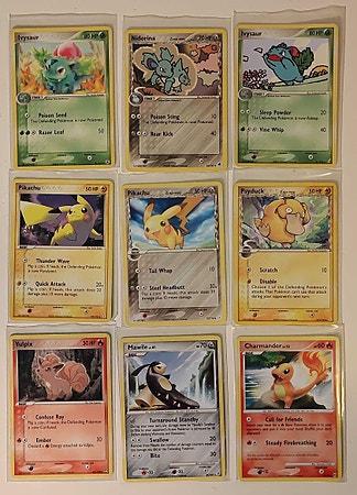 Pokemon Vintage Bundle 9 Kort Selges Samlet