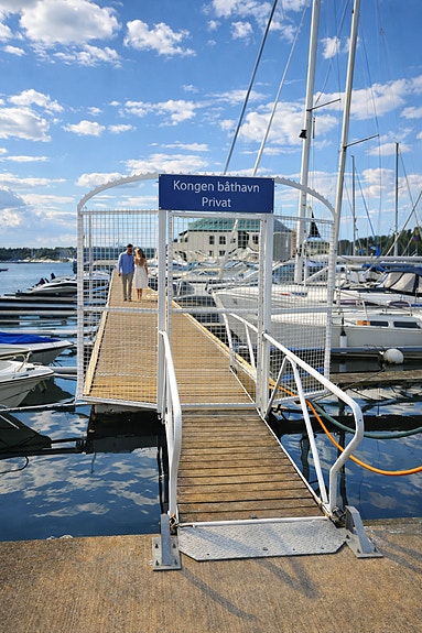 Kongen Båthavn vis a vi Kongen Marina - Båtplass og sommer idyll midt i Oslo sentrum