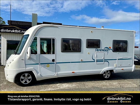Pilote REFERENCE G685, Face 2 Face!, Lav seng bak, Senkeseng fremme, Nye Truma kombi, NX-5, NY Hovedservice EU 12.27, 3.0 136HK, Regkjede, Tilstandsrapport, Garant