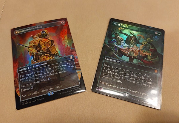 Magic - The Gathering: TMNT Promo kort x 2