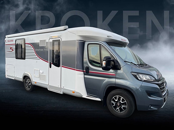 Solifer T734 / ALPINE 11" SKJERM/ LITHIUM/ SOLCELLE/ NY EU/ NYE DEKK