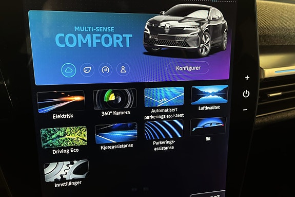 Her kan man stille inn mye...