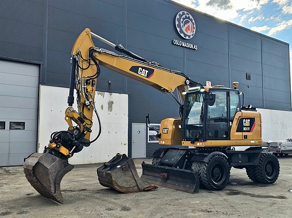Cat M317F, 2017 mod, 11700 timer, Rotortilt, 2 Skuffer, GPS.