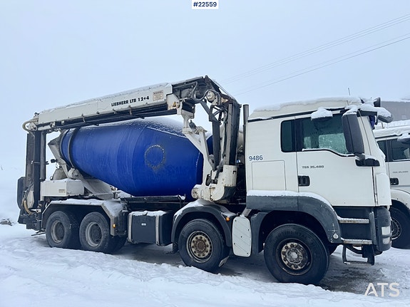 MAN TGS 35.480 8x4 Båndbil – Liebherr påbygg! SE VIDEO 2 of 5