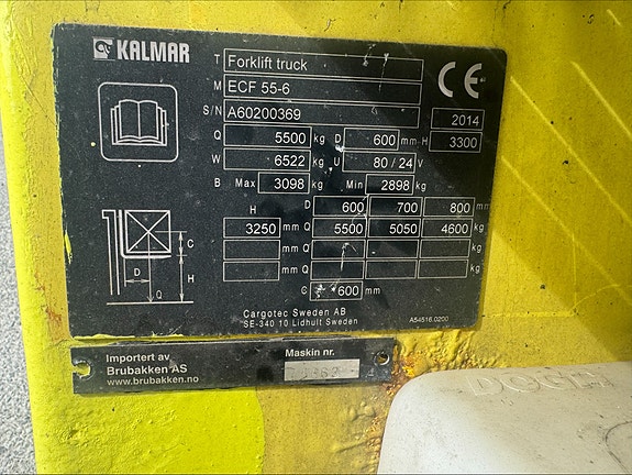 Kalmar ECF55-6  45663 8 of 9