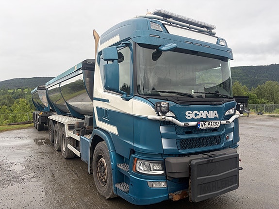 Scania G500 Nor slep asfalt, brøytebil sideplog 4 of 5