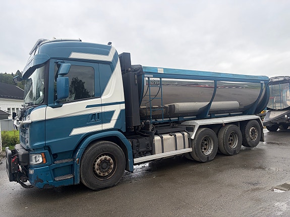Scania G500 Nor slep asfalt, brøytebil sideplog 2 of 5