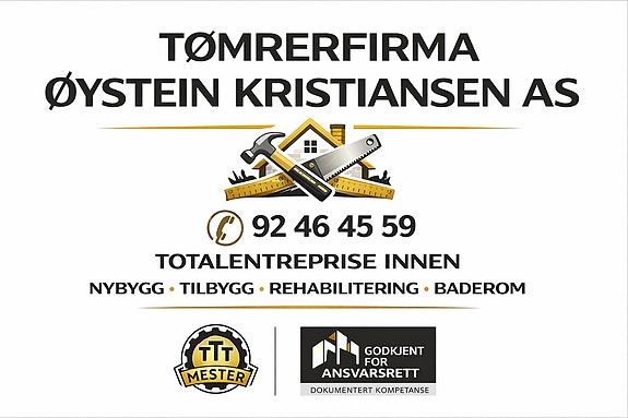 Tømrerfirma Øystein Kristiansen AS logo