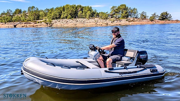 Quicksilver 350 Alu RIB - styrekonsoll - Mercury 10/15hk 3 of 13