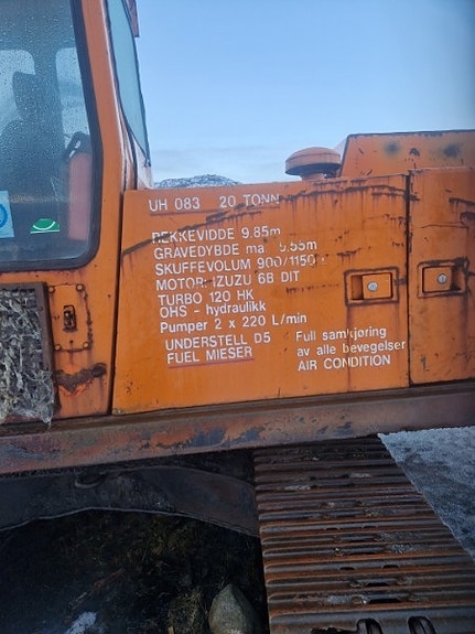 Hitachi UH083 - 20 tonns gravemaskin | Ink. graveskuff 4 of 10