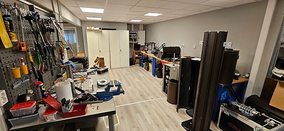 Vi har egen lab for prototyping og testing