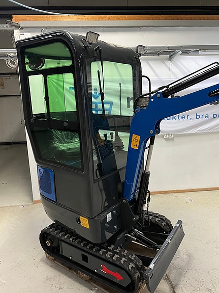 RXC10 - 1000kg Graver med Lukket Hytte og Varmeapparat - SE PRIS! 3 of 5