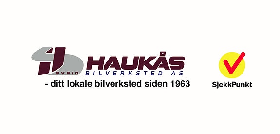 Haukås bilverksted as logo