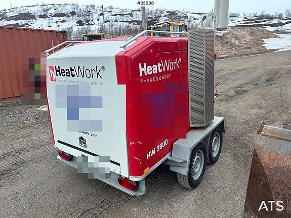 HeatWork HW 3600 m/ 10 matter, varmevifte, sirkulasjonspumpe og slangetrommel 5 of 5