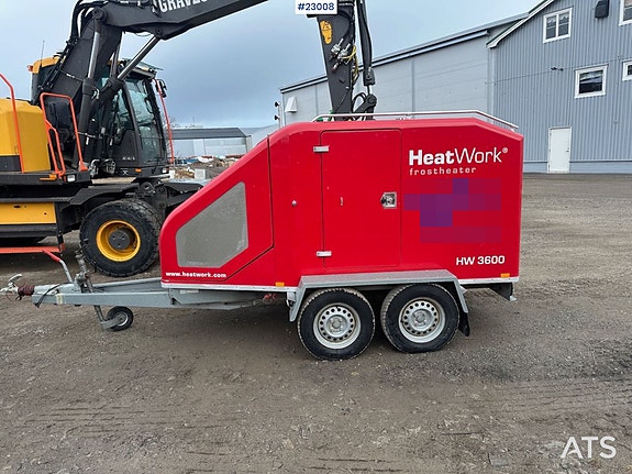 HeatWork HW 3600 m/ 10 matter, varmevifte, sirkulasjonspumpe og slangetrommel 2 of 5