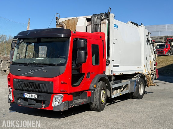Volvo fe 320 RENOVASJONSBIL - 128 705 - joab PÅBYGG - TO KAMMERS