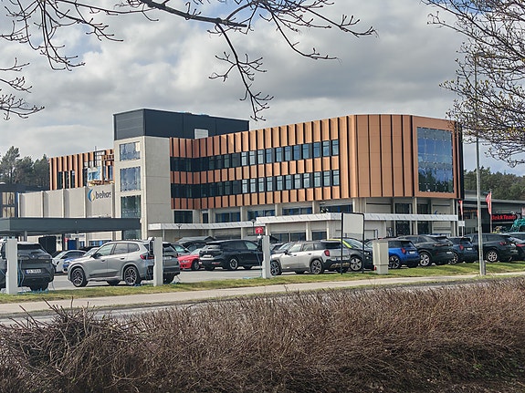 Vårt nye bygg på nesten 5000 kvm som er klart i slutten av mai.