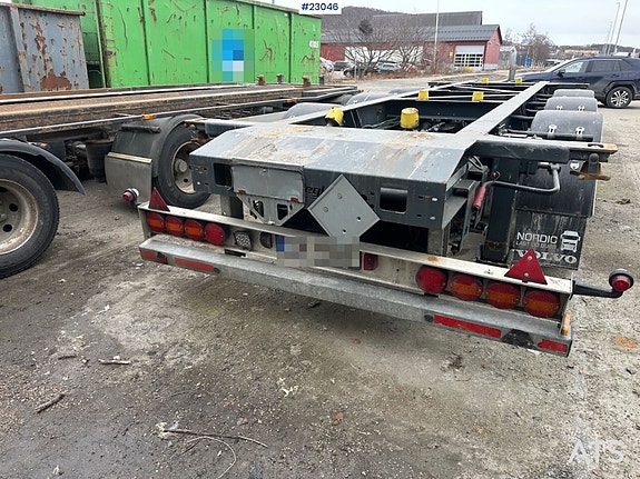 Fliegl 3 akslet container kjerre 4 of 5