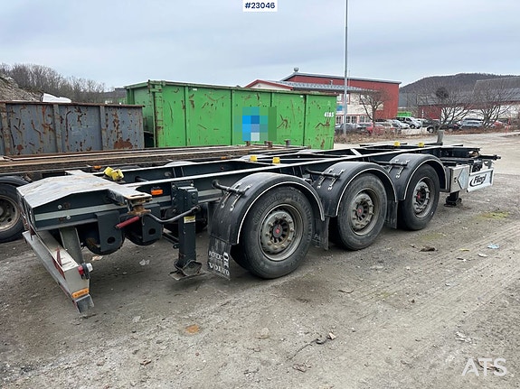 Fliegl 3 akslet container kjerre 3 of 5