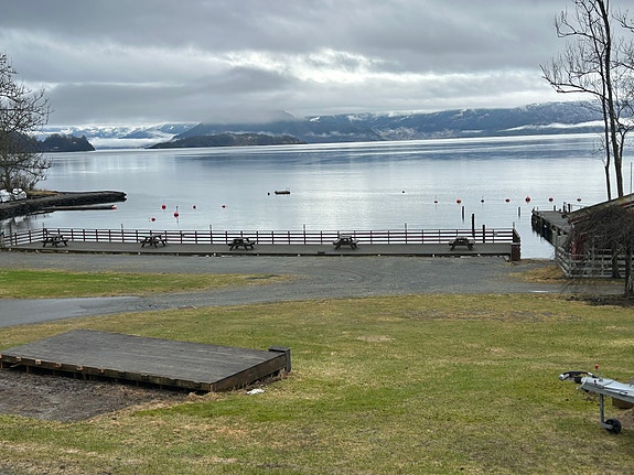 Knaus Vogn med flott plass ved Hardanger feriesenter