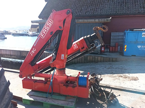 Kran Fassi F80 - reparasjonsobjekt