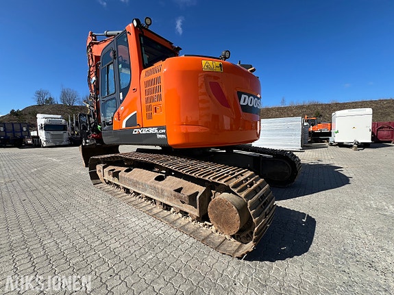 Doosan DX 235 LCR-5 Rototilr, webasto, sentralsmøring 3 of 5