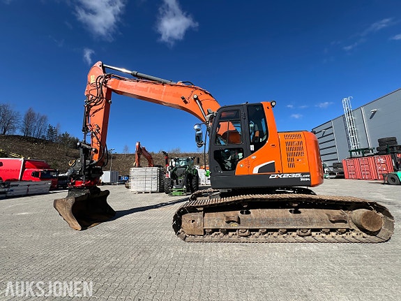 Doosan DX 235 LCR-5 Rototilr, webasto, sentralsmøring 2 of 5