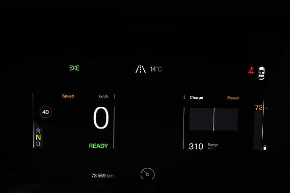 Digitalt instrumentpanel med oversiktlig informasjon