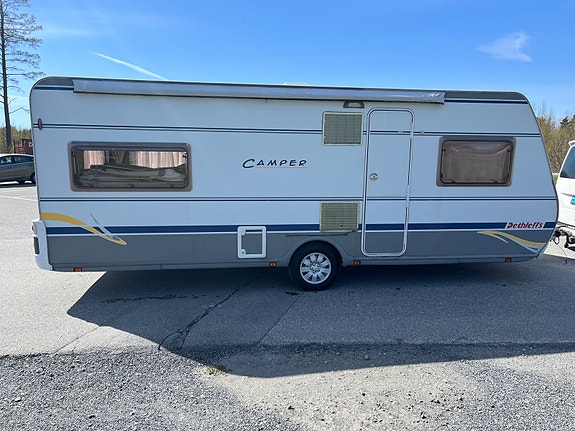 Dethleffs 560 CAMPER KJØREVOGN/ 3X KØYER/ZIP MARKISE/DUSJ/STORT KJØLSKAP/FUKTTEST/FINANS..