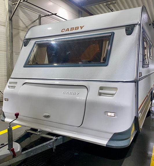 Cabby 56 | Nye dekk | Gasstest og fukttest | Alde oppvarming | Gulvvarme