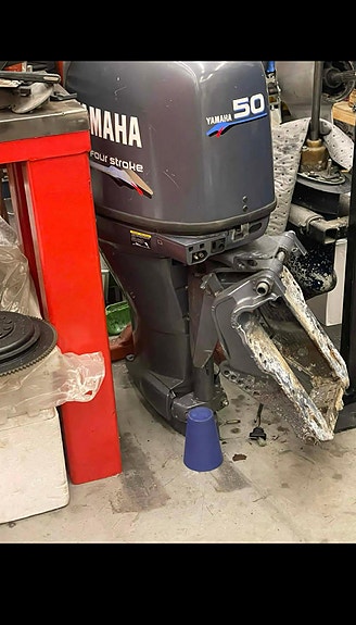 Rep objekt - Yamaha F50 4-takt 2000 modell selges