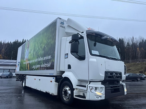 Renault D Z.E Electric Skapbil - SKAB påbygg m/ Hel sideåpning