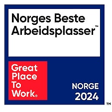 Great place to work 5 året på rad !