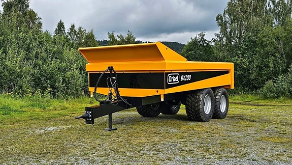 Orkel DX130 dumperhenger med Hardox dumperkasse!