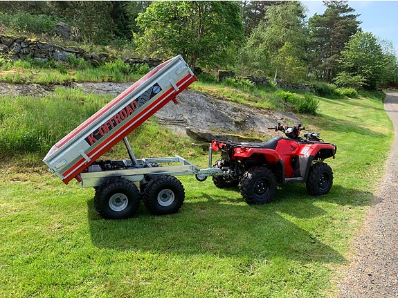 K-Vagnen K-Offroad ATV treveistipp henger
