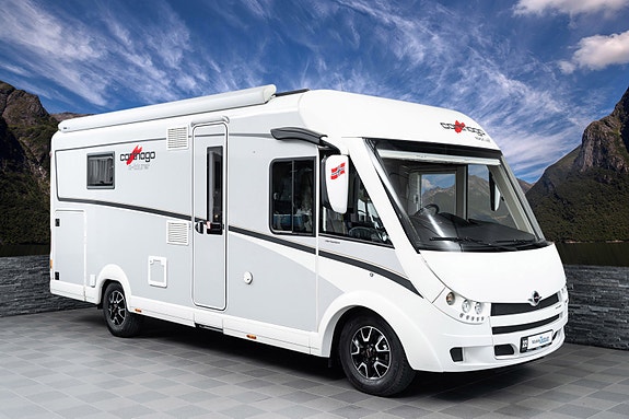 Carthago C-Tourer I 144 QB  177hk, hydr. støtteben, TV, Queenbed, senkeseng, god lagringsplass + +