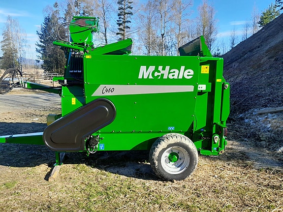 Mchale C460 Halmblåser/ fôrutlegger. 2019, kr 190 000,-