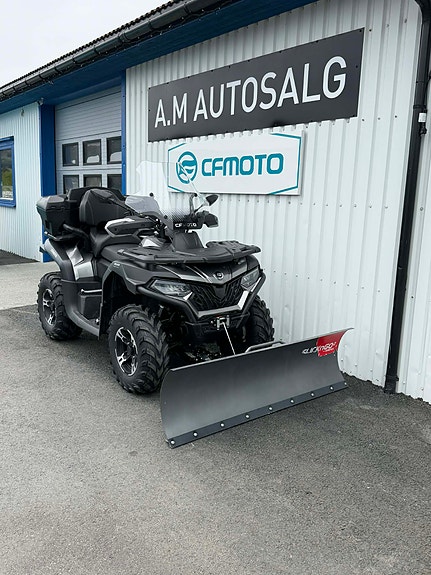 CFMOTO CForce 625 - Bagasjeboks - Vindskjerm - Kimpex Brøyteskjær - Ny service - Lavt timetall & Km stand
