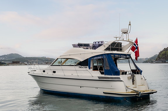 Tresfjord Atlantic 390 Yanmar,fast aksling,3 lugarer, autopilot,baug/hekkthruste 5 of 30