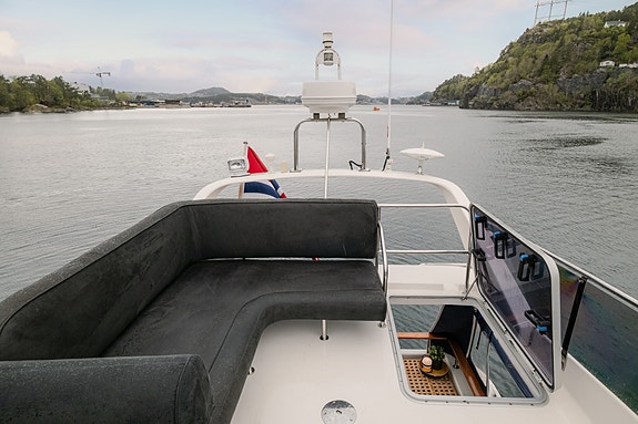 Tresfjord Atlantic 390 Yanmar,fast aksling,3 lugarer, autopilot,baug/hekkthruste 10 of 30