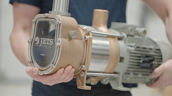 Vår unike Vakuumarator® pumpe er hjertet i ethvert system fra JETS.
